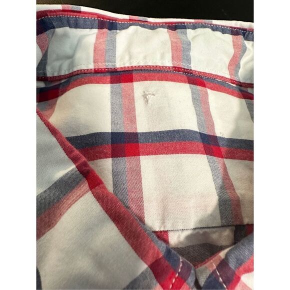 3 J Crew Men’s Button Down Shorts Long Sleeve Cotton Checkered Size XL 44-46 - Picture 9 of 10